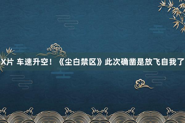 X片 车速升空！《尘白禁区》此次确凿是放飞自我了