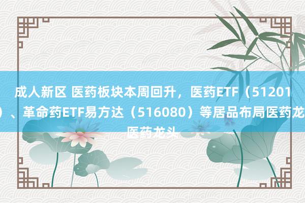 成人新区 医药板块本周回升，医药ETF（512010）、革命药ETF易方达（516080）等居品布局医药龙头