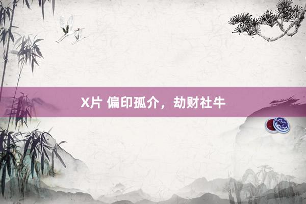 X片 偏印孤介，劫财社牛