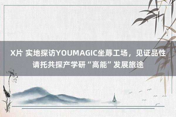 X片 实地探访YOUMAGIC坐蓐工场，见证品性请托共探产学研“高能”发展旅途