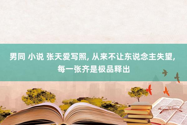 男同 小说 张天爱写照， 从来不让东说念主失望， 每一张齐是极品释出